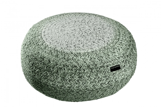 Πουφ Βαμβακερό-Jute 50x50x25εκ. Shades Olive Ottoman Guy Laroche