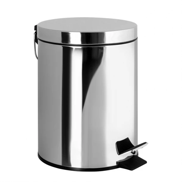 Καλάθι Απορριμμάτων 5L Stainless Steel Φ20x27,5εκ. AWD02030009