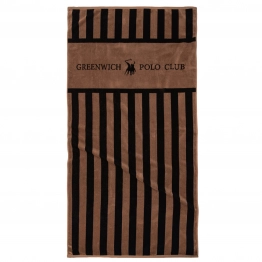 Πετσέτα Θαλάσσης Βαμβακερή 90x180εκ. Essential 5233 Brown Greenwich Polo Club