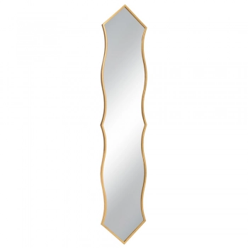 Καθρέπτης Τοίχου Μακρόστενος Μεταλλικός Χρυσός 30x150εκ. iliadis 89205