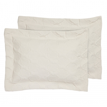 Ζεύγος Μαξιλαροθήκες Microfiber 50x70+8εκ. Happy 0288 White Das Home