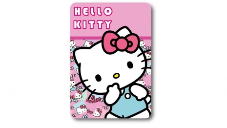 Κουβέρτα Κούνιας Fleece 100x140εκ. Sanrio Hello Kitty 34 Pink Digital Print DimCol