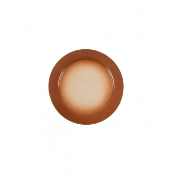 Πιάτο Γλυκού Πορσελάνης Μπεζ-Καφέ Art Et Lumiere 18εκ. 09051