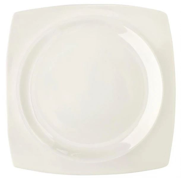 Πιάτο Ρηχό Φαγητού Πορσελάνης 27εκ. Off White CRYSPO TRIO 55.300.01