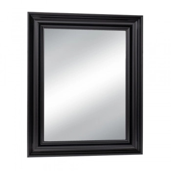 Καθρέπτης Τοίχου Πλαστικός (Εφέ Ξύλου) Μαύρος 60x80εκ. iliadis 91865