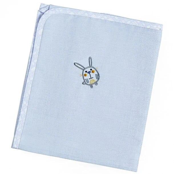 Πάνα Βαμβακερή Bebe 90x90εκ. Elephant Σιέλ 30222