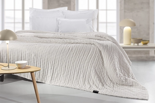 Κουβερλί Βαμβακερό King 270x250εκ. Must Linen-Sand Guy Laroche