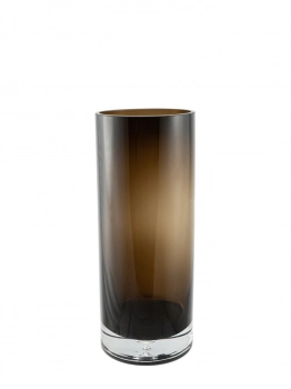 Βάζο Χειροποίητο Φυσητό Γυαλί Καφέ 12x30εκ. Zen Collection 25.43.52156