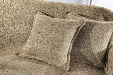 Διακοσμητική Μαξιλαροθήκη Polycotton Chenille Matis Natural 50x50εκ. Guy Laroche