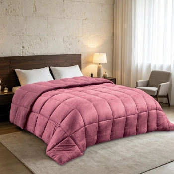 Κουβερτοπάπλωμα Flannel-Sherpa Υπέρδιπλο 220x240εκ. Shelby Berry Melinen 20001441
