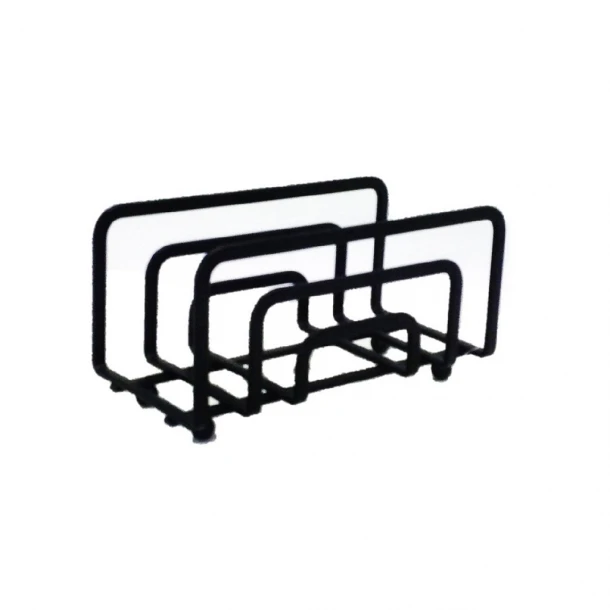 Χαρτοπετσετοθήκη Σιδερένια Μαύρη 18x8x9,5εκ. ESPIEL MTT302