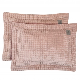 Ζεύγος Μαξιλαροθήκες Microfiber 50x70+7εκ. Με Κέντημα Classic 4431 Nude Greenwich Polo Club