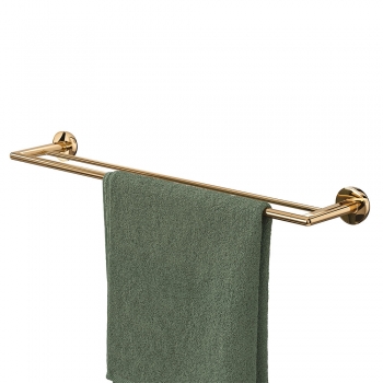 Κρεμάστρα Διπλή Cooper Polished Gold 65,2x12,6x5,2εκ. Tiger 800560