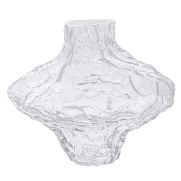 Βάζο Γυάλινο Διάφανο Ακανόνιστο Φ19x16εκ. iliadis 91689