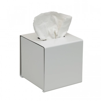 Θήκη Για Χαρτομάντηλα Inox White Matte 13εκ. Pam & Co 124-033