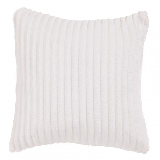 Διακοσμητικό Μαξιλάρι Fleece 40x40εκ. Throws 1364 White Das Home