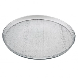 Πιατέλα Σερβιρίσματος Γυάλινη Διάφανη Lutra ESPIEL 33εκ. AD421