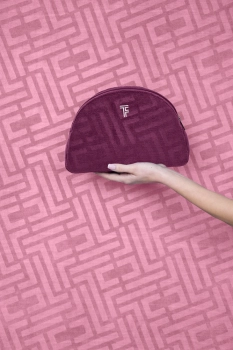 Νεσεσέρ Polyester/Polyamide 26x17εκ. Icon Aubergine Feel and Touch