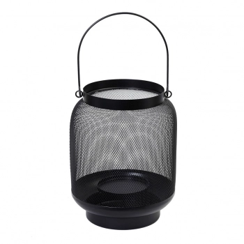 Φανάρι Μεταλλικό Μαύρο Δ20x25εκ. ESPIEL ATG108