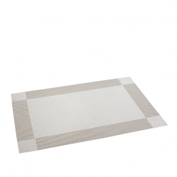 Σουπλά PVC Αδιάβροχο Λευκό 45x30εκ. ESPIEL LUP102K6