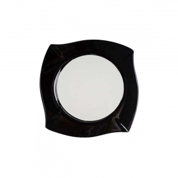 Πιατέλα Σερβιρίσματος Πορσελάνης Λευκό-Μαύρο Roma Art Et Lumiere 35,5εκ. 07287