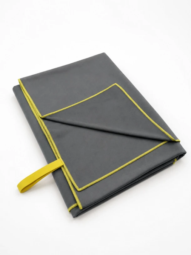 Πετσέτα Θαλάσσης Microfiber 80x160εκ. Easy Dry-Sand Free Grey Le Blanc 7012521-1