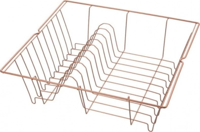 Πιατοθήκη Μεταλλική 33x36x12εκ. Lipsia Copper Metaltex 16-323640