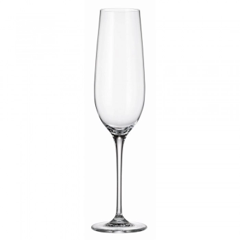Ποτήρι Σαμπάνιας Κρυστάλλινο Uria Optic 180ml Crystal Bohemia CTB1SJ54270