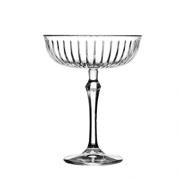 Ποτήρι Σαμπάνιας Coupe Γυάλινο Διάφανο Joy ESPIEL 245ml-12x15εκ. SP440320G4