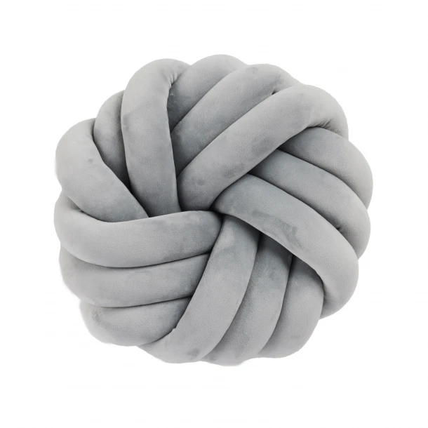 Διακοσμητικό Μαξιλάρι Βελούδινο Φ35εκ. Deco 2291 Grey Das Home