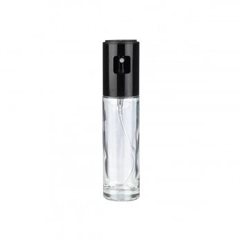 Σπρέυ Λαδιού Γυάλινο Διάφανο-Μαύρο 100ml-4x4x17,8εκ. Estia 01-21771
