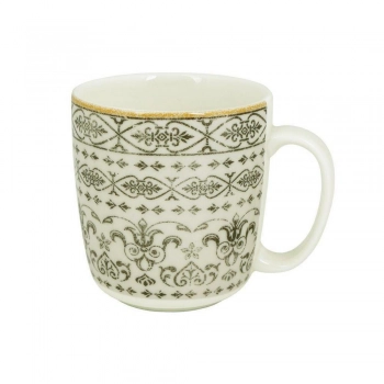 Κούπα Πορσελάνης 340ml Vintage Μπεζ Oriana Ferelli® PR222686413