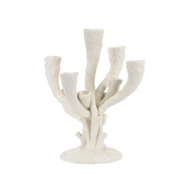 Διακοσμητικό Γλυπτό Polyresin Μπεζ 28x19x30,2εκ. ESTHETI 819-01624