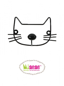 Κρεμάστρα Τοίχου Μεταλλική Γάτα Minene 18316011190OS