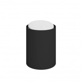 Ποτηροθήκη Ανοξείδωτη Matt Black 8x10εκ. Pam & Co 93-403