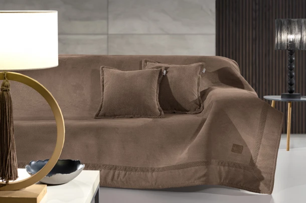 Ριχτάρι Αδιάβροχο Διθέσιος 180x250εκ. Rubicon Latte Guy Laroche