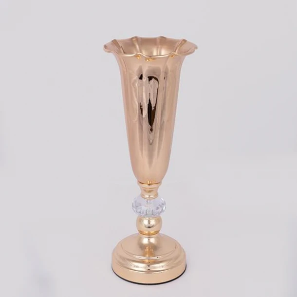 Βάζο Μεταλλικό Χρυσό 13x34εκ. ESTHETI 752-22066