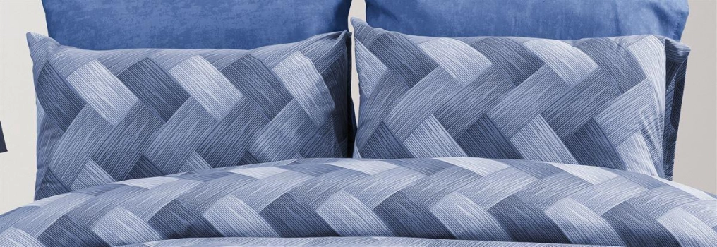 Μαξιλαροθήκη Φάκελος Polycotton 50x70εκ. Αλκμήνη 454 Blue DimCol