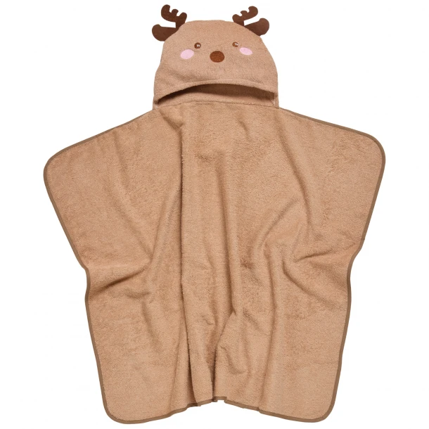 Κάπα Με Κέντημα Βαμβακερή 70x90εκ. Bath 4949 Καφέ Das Baby