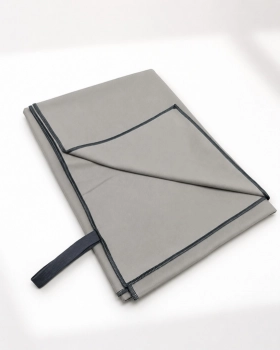 Πετσέτα Θαλάσσης Microfiber 80x160εκ. Easy Dry-Sand Free Light Grey Le Blanc 7012521-2