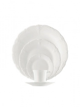 Σερβίτσιο Φαγητού Σετ 72τμχ Πορσελάνης Kaiser White CRYSPO TRIO 33.000.30