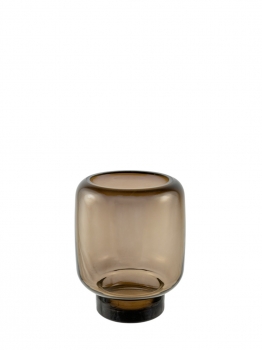 Βάζο Χειροποίητο Φυσητό Γυαλί Καφέ 15,5x19,5εκ. Zen Collection 25.43.52101