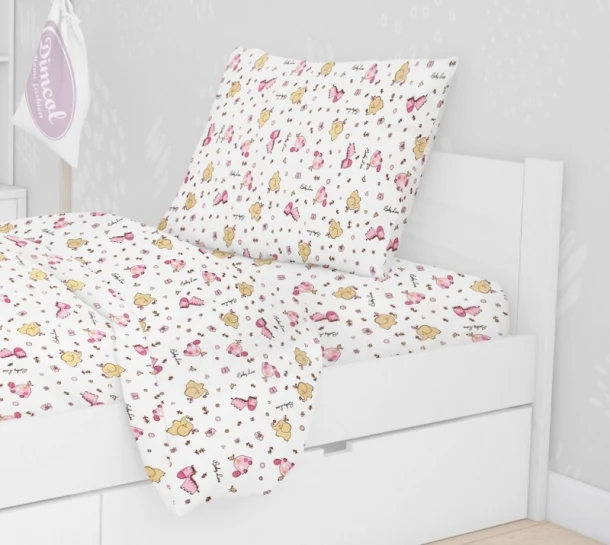 Μαξιλαροθήκη Βαμβακερή 50x70εκ. Elephant 172 Pink Dimcol