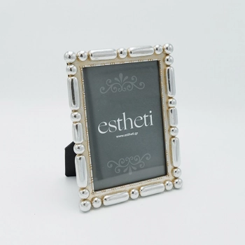 Κορνίζα Polyresin Ασημί 13x18εκ. ESTHETI 815-00049