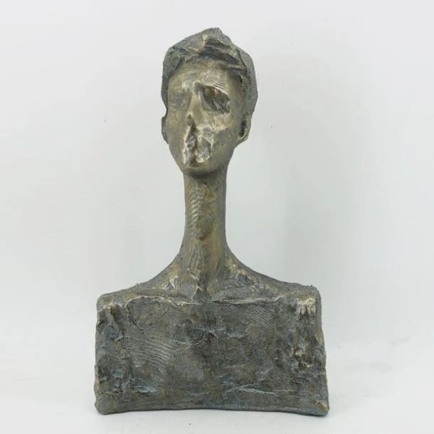 Διακοσμητικό Γλυπτό Polyresin Άνθρωπος Γκρι 19x10x30εκ. ESTHETI 752-27208