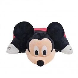 Διακοσμητικό Μαξιλάρι-Λούτρινο Polyester 45x28εκ. Disney Home Mickey 87 Black-Red DimCol