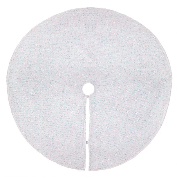 Ποδιά Δέντρου 120εκ. Λευκή Ιριδίζουσα iliadis 91706