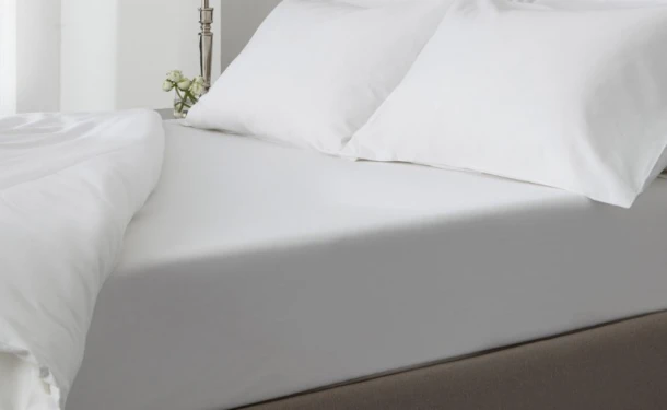 Σετ Σεντόνια Βαμβακερά 250x280εκ. Λευκά