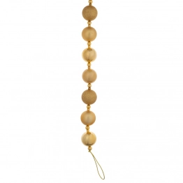 Χριστουγεννιάτικη Γιρλάντα Με Μπάλες Πλαστικές Χρυσές 270εκ.-40τμχ iliadis 90994