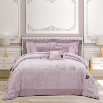 Κουβερτοπάπλωμα Faux Fur King 240x250εκ. Premium 3963 Nude Greenwich Polo Club